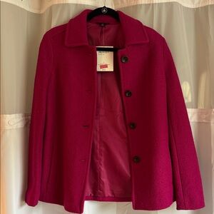 Lands' End Women's Dark Berry (Fuchsia) Coat